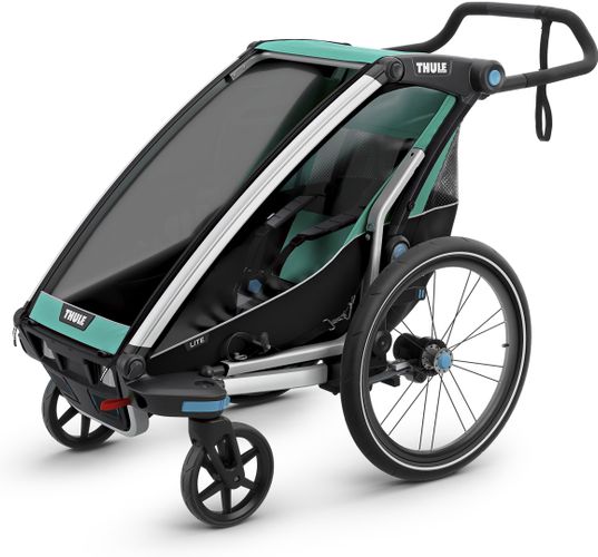 Детская коляска Thule Chariot Lite Single (Blue Grass-Black) 10203006 670:500 - Фото 3