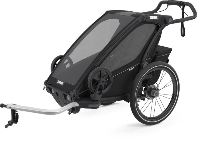 Детская коляска Thule Chariot Sport Single (Midnight Black) 670:500 - Фото