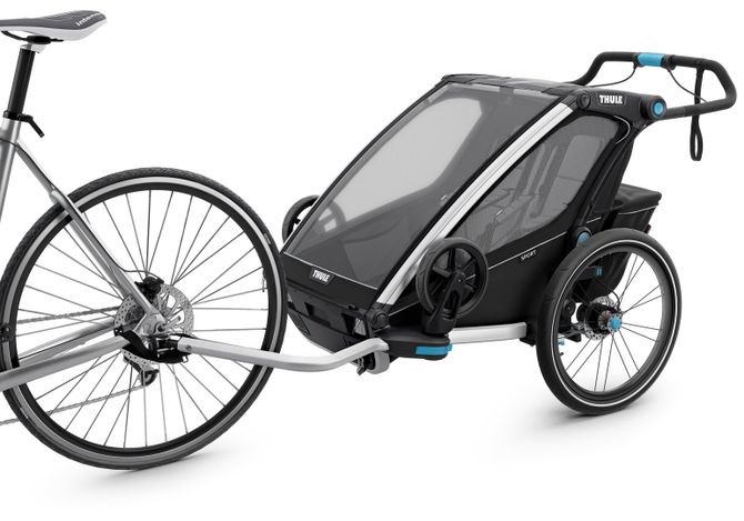 Детская коляска Thule Chariot Sport Double (Black) 10201012 670:500 - Фото 2