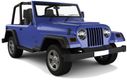 TJ 3-дверный SUV с 1997 по 2006 водостоки