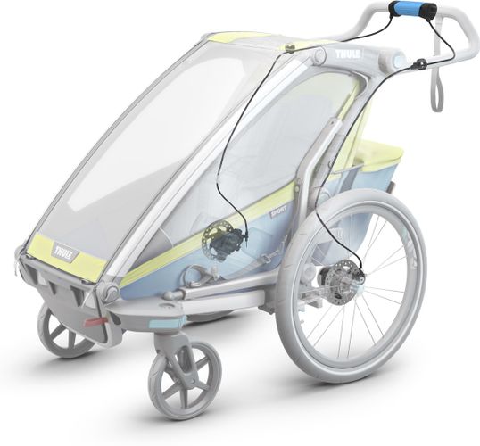 Детская коляска Thule Chariot Sport Double (Chartreuse-Mykonos) 10201016 670:500 - Фото 15