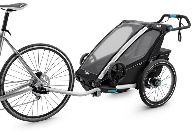 Детская коляска Thule Chariot Sport Single (Black) 10201011 670:500 - Фото 2