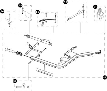 Детская коляска Thule Chariot Cross Double (Roarange-Dark Shadow)