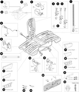 Велокрепление Thule EasyFold XT (Fix4Bike) 9665