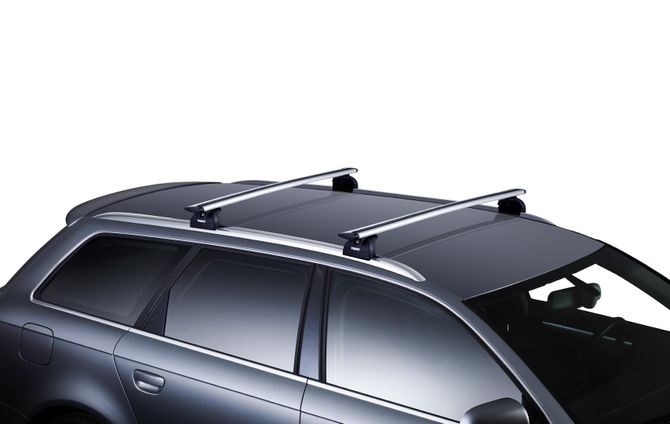 Kia Soul (mkII) uchun Thule Wingbar Evo Rapid standart joylarda yukxona 2014-2019 670:500 - Фото 2