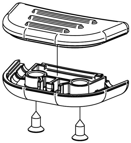 Parking brake pedal 40105255 (Urban Glide 2, Urban Glide 2 Double, Glide 2) 670:500 - Фото 2