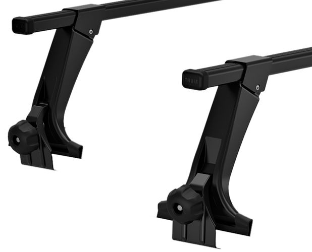 Багажник на водостоки Thule Squarebar Evo 670:500 - Фото