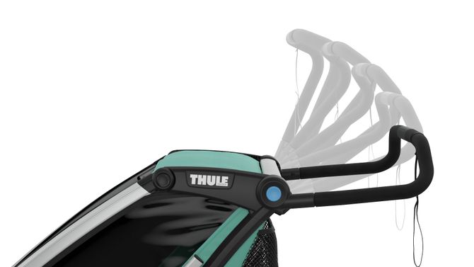 Детская коляска Thule Chariot Lite Double (Blue Grass-Black) 10203007 670:500 - Фото 11