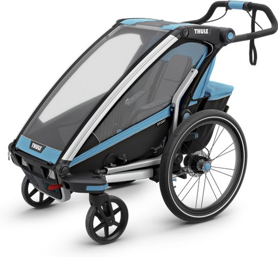 Детская коляска Thule Chariot Sport Single (Blue-Black) 10201013 670:500 - Фото 3