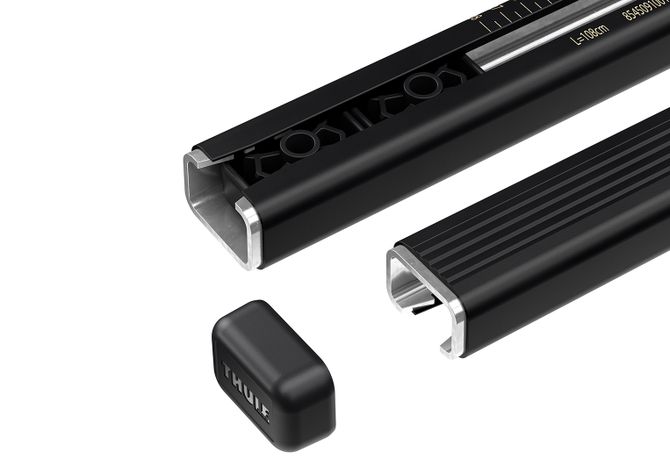 Багажник на гладкую крышу Thule Squarebar Evo для Volvo EX30 (mkI) 2023→ 670:500 - Фото 4