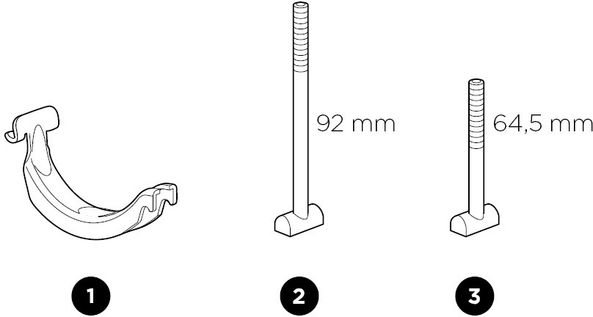 Адаптер Thule ProRide SquareBar Adapter 8895