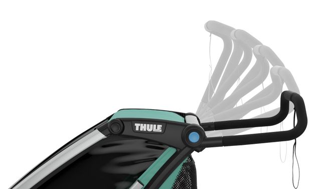 Детская коляска Thule Chariot Lite Single (Blue Grass-Black) 10203006 670:500 - Фото 12