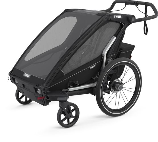 Детская коляска Thule Chariot Sport Double (Midnight Black) 10201023 670:500 - Фото 3