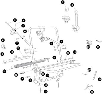 Велокрепление Thule BackPac 973002