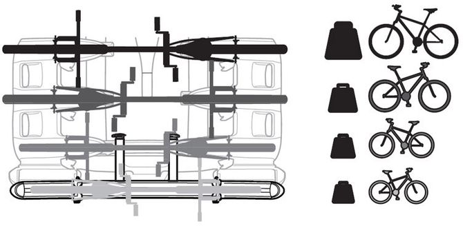 Адаптер для 4-го велосипеда Thule VeloCompact Bike Adapter 9261 670:500 - Фото 3