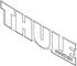 Наклейка Thule серебристая 14712 (Touring, Dynamic, Excellence)