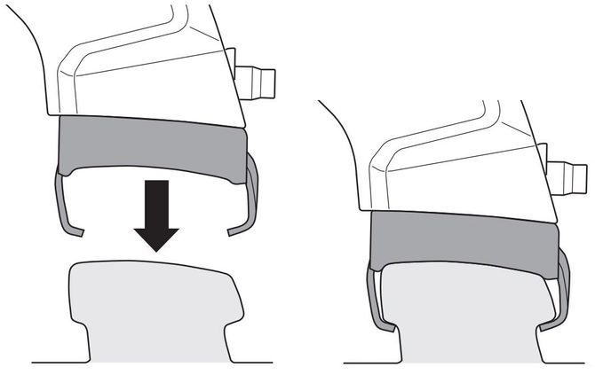 Монтажный комплект Thule 186108 для Renault Lodgy (mkI) 2012-2022; Dacia Lodgy (mkI) 2012-2022 670:500 - Фото 2