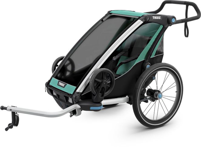 Детская коляска Thule Chariot Lite Single (Blue Grass-Black) 10203006 670:500 - Фото