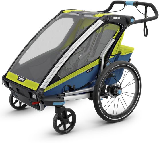 Детская коляска Thule Chariot Sport Double (Chartreuse-Mykonos) 10201016 670:500 - Фото 3