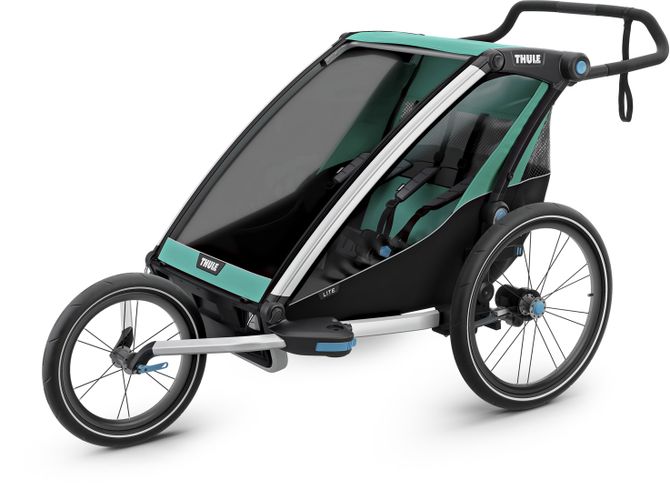 Детская коляска Thule Chariot Lite Double (Blue Grass-Black) 10203007 670:500 - Фото 7