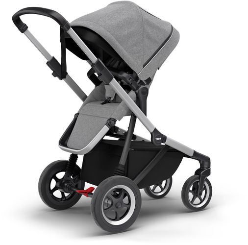 Stroller with bassinet Thule Sleek (Grey Melange) 670:500 - Фото 3