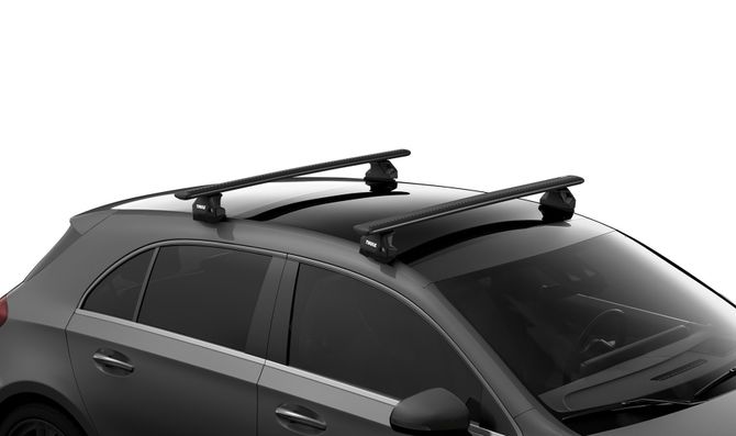 Mercedes-Benz EQE SUV (X294) 2023 uchun Thule Wingbar Evo Black standart joylarda yukxona → 670:500 - Фото 2