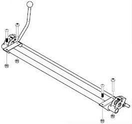 Axle parking brake assembly 40105399 (Coaster XT) 670:500 - Фото