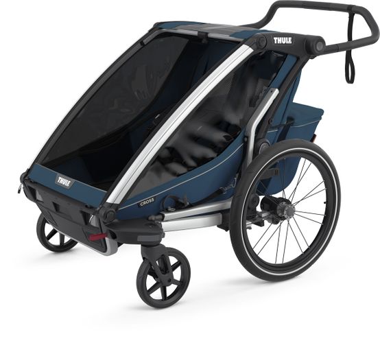 Детская коляска Thule Chariot Cross Double (Majolica Blue) 10202023 670:500 - Фото 3