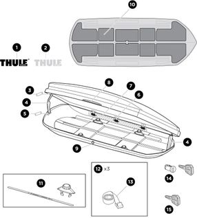 Box Thule Dynamic L Black 612900