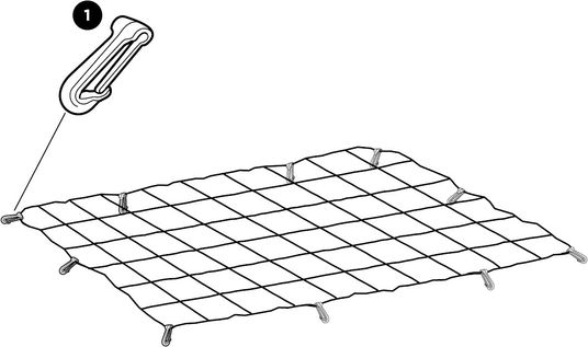 O'rnatish tarmog'i Thule Load Net 595000