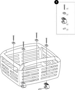 Корзина Thule Pack ’n Pedal Basket