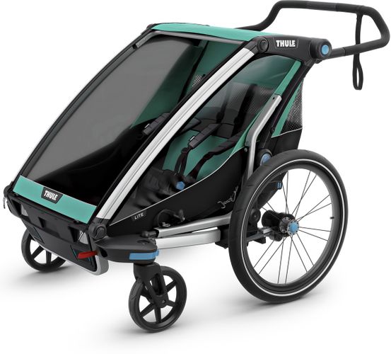 Детская коляска Thule Chariot Lite Double (Blue Grass-Black) 10203007 670:500 - Фото 3