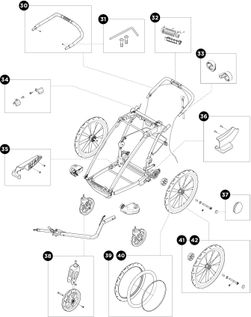 Детская коляска Thule Chariot Sport Single (Midnight Black)