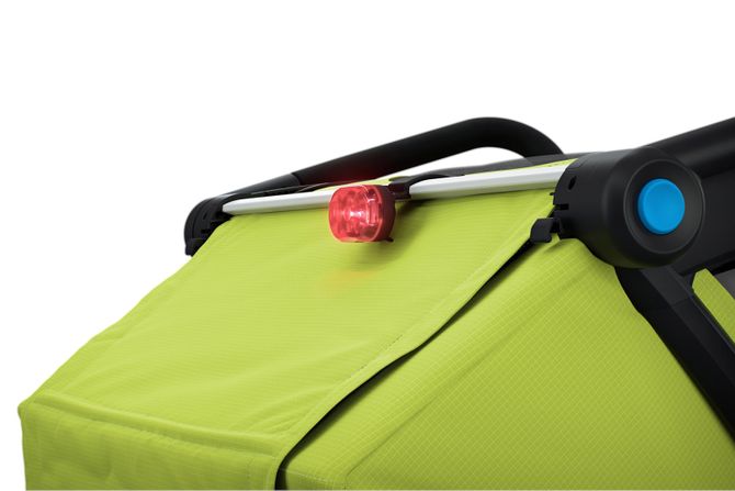 Детская коляска Thule Chariot Cab Double (Chartreuse-Dark Shadow) 2019 10204003 670:500 - Фото 6