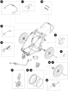 Детская коляска Thule Chariot Cross Single (Alaska) 10202022