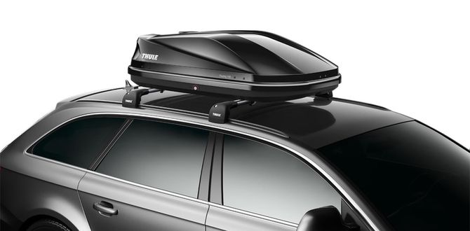 Roof box Thule Touring S (100) Black 634101 670:500 - Фото 2