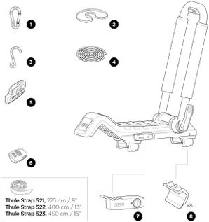 Крепление для каяка Thule Hull-a-Port XT 848000