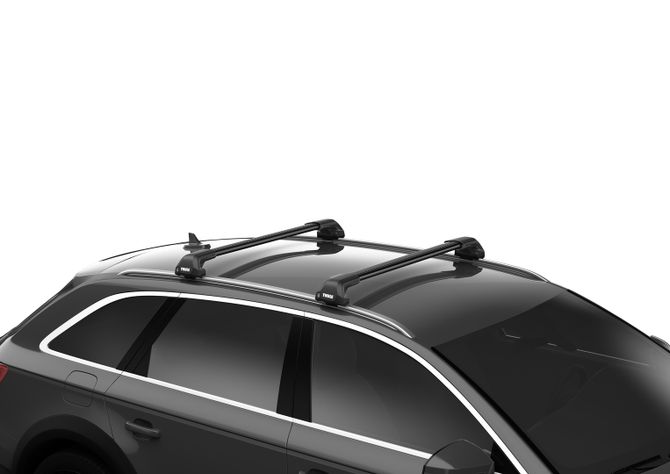 XPeng G9 (mkI) 2022 uchun Thule Wingbar Edge Black o'rnatilgan tom relslari bilan yukxona→ 670:500 - Фото 2