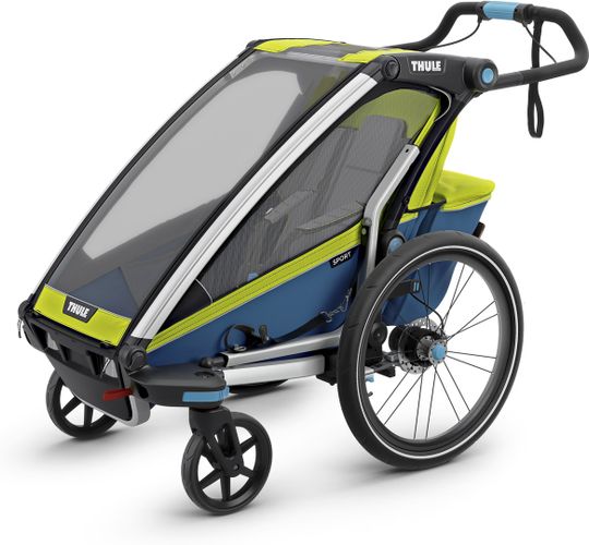 Детская коляска Thule Chariot Sport Single (Chartreuse-Mykonos) 10201002 670:500 - Фото 3