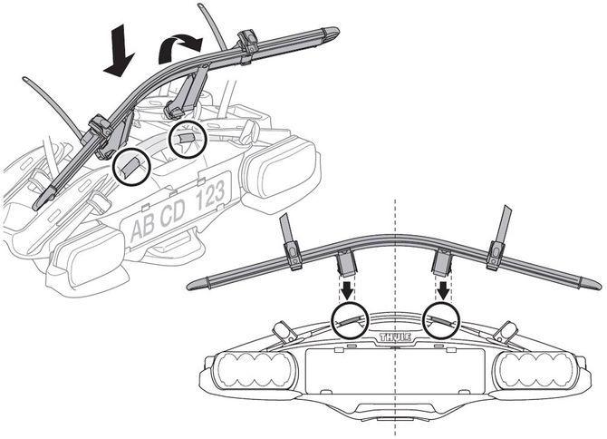 Адаптер для 4-го велосипеда Thule VeloCompact Bike Adapter 9261 670:500 - Фото 2