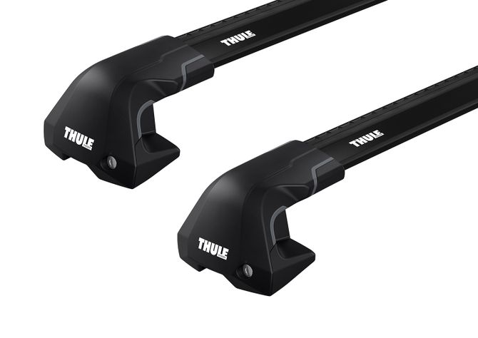 Naked roof rack Thule Edge Wingbar Black for Volkswagen Jetta (mkVI)(sedan) 2010-2018 670:500 - Фото