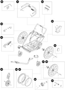 Детская коляска Thule Chariot Cab Double (Cypress Green) 10204021