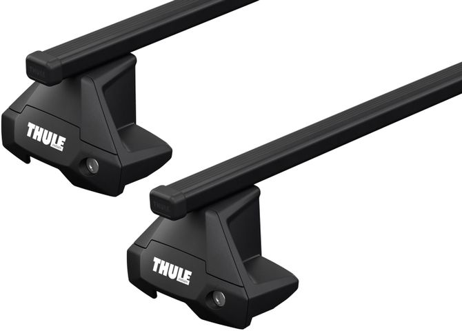 Багажник на гладкую крышу Thule Squarebar Evo для Volvo EX30 (mkI) 2023→ 670:500 - Фото