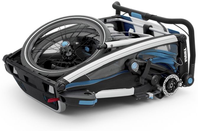 Детская коляска Thule Chariot Sport Double (Blue-Black) 10201015 670:500 - Фото 5