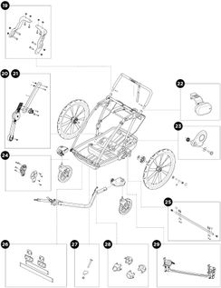 Детская коляска Thule Chariot Cab Double (Cypress Green) 10204021