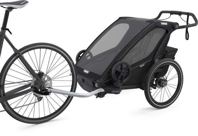 Детская коляска Thule Chariot Sport Double (Midnight Black) 10201023 670:500 - Фото 2