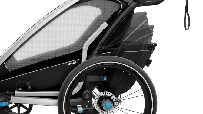 Детская коляска Thule Chariot Sport Single (Black) 10201011 670:500 - Фото 11